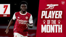 The best of Bukayo Saka | Arsenal Player of the Month for December ...