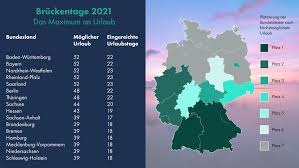 Die anzahl ist je nach bundesland unterschiedlich. Maximum Urlaub Die Bruckentage Infografik 2021 Travelcircus