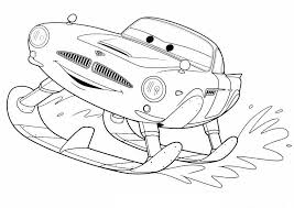 Kijkdoos cars knutselen kijkdozen / technisch tekenen staat in tegenstelling tot 'vrij tekenen', dat een kunstvorm is. Cars 2 Met Finn Mcmissile Die Over Het Water Glijdt Kleurplaat