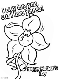 Mothers Day Cards To Colour - Design Corral
