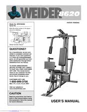 Weider 8620 Manuals