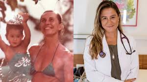 Renata Sorrah divide registros raros com a filha médica, Mariana Simões, no aniversário dela: 'A mais linda'