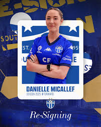 Our Captain is Back for 2025! Danielle Micallef returns for her third  season at Lakeside, ready to lead the way once again. Having netted 25  league goals in the past two seasons,