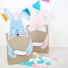 Give your stash a boost with our huge collection of free printable papers forcard making, scrapbooking and journaling. Easter Free Printable Bunny Treat Bags
