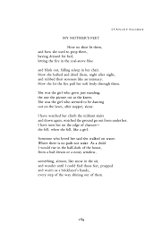 A mother was bathing her baby one night. My Mother S Feet By Stanley Plumly Poetry Magazine