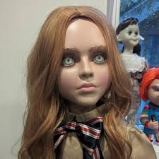 M3gan Doll Clear Vinyl Sticker