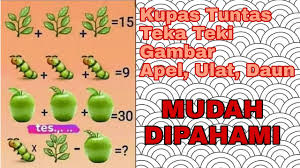 Gambar mewarnai ulat imut untuk anak paud dan tk. Gambar Tes Iq Matematika Dan Jawabannya