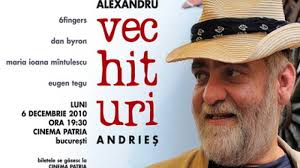 Concert Alexandru Andries in decembrie, la Bucuresti