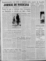 Consternação em todo o mundo pela morte de Gandhi Teme-se que a violenta  luta irrompida em Bombaim se estenda por toda a índi