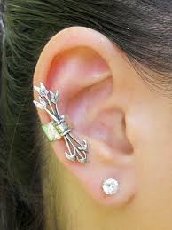 Hunger Games Inspired Quiver And Arrows Ear Cuff Silver Non Pierced Ear Cuff Fashion Ear Cuff Arrow Ear Cuff Arrow Jewelry