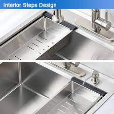We are proud to be america's no. 25 Kitchen Sink Drop In Bokaiya 25x22 Inch Topmount Stainless Steel Drop In Kitchen Sink Workstation 16 Gauge Rv Outdoor Utility Laundry Bar Prep Drop In Single Bowl Kitchen Sink Amazon Com