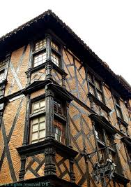 Half Timber Building Medieval Houses Traditional Architecture Albi