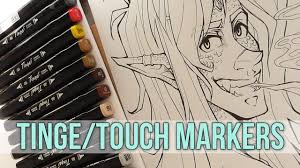 Tinge Touch Marker Review Colouring Timelapse