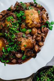 This chicken liver mousse is a simple but elegant recipe, with a layer of butter on top for extra richness. Julia Child S Coq Au Vin Recipe With Braised Mushrooms