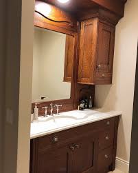 Get all of your bathroom supplies organized and stored with a new bathroom cabinet. Custom Vanity Upper Cabinets And Olive Creek Furniture Facebook