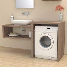 Mobile Coprilavatrice Stoccolma Arredo Bagno Lavanderia Laundry In Bathroom Laundry Room Design Bathroom Design Small