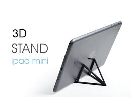 Cavalletto Porta Ipad Stampato In 3d Design By Jeewel Ipad Mini Ipad Tablet Stand