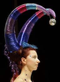 12 Holiday Hairstyles Sure To Shock Santa Crazy Hair Halloween Hair Crazy Hair Days