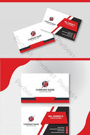 Clean minimal business card template. Creative Simple Business Card Design Ai Free Download Pikbest