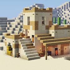 Small Fortified Desert House Swipe To See More Minecraft Desert Miner Builder Minecra Minecraft Houses Minecraft Buildings Minecraft Houses Survival