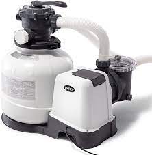 For circulating the water and chemicals both types of pumps need to be run routinely. Amazon Com Intex 26647eg Krystal Clear Sand Filter Pump For Above Ground Pools 14 Inch Garden Outdoor
