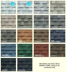 Certainteed Landmark Shingle Color Chart E Borowki Info