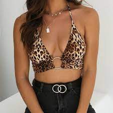 Brickblack Leopard Halter Top Yesstyle
