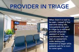 One New Way Our Renovated Er Is Working Faster Is Through A Physician S Assistant Or Nurse Practitioner Stati Emergency Department Emergency Nurse Practitioner