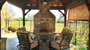 Reviewers appreciate that it has a large fire bowl that fits four or five large logs, so you can build a roaring fire. Outside Fireplace Contractor Texas Best Fence Patio