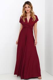 Always Stunning Convertible Burgundy Maxi Dress Burgundy Maxi Dress Buy Bridesmaid Dresses Infinity Dress Ways To Wear