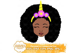 Download Black Girl Unicorn Svg 3 Afro Unicorn Silhouette Svg Didiko Designs