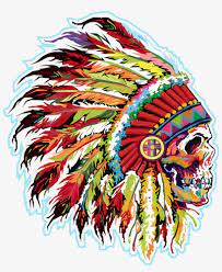 On november 11, 2005, the ncaa, stating that it had found no new information relative to the mascot, known as 'chief illiniwek' or the logo mark used by some athletics teams that depicts an american indian in feathered headdress, upheld the ban on the university of illinois. Native American Wpap Art Indian Chief Headdress Transparent Png 1200x1220 Free Download On Nicepng