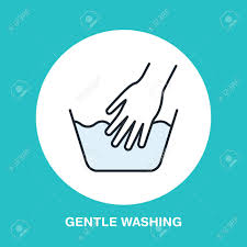 But this route will eventually leave your colors faded. Hand Washing Of Clothes Colored Flat Line Icon Vector Logo For Laundry Or Dry Cleaning Service Linear Illustration Of Gentle Wash Royalty Free Cliparts Vectors And Stock Illustration Image 85064683