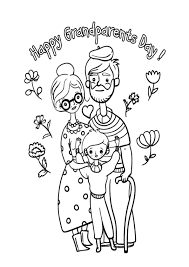 Download and print these free coloring pages. Coloring Pages Happy Grandparents Day Coloring Pages