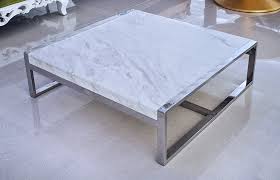 31.5 in lmodern nesting coffee tableblack metal frame with marble color top. Enna I Marble Coffee Table Volakas
