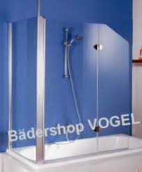 Wir bauen ihnen duschabtrennungen, die auch an bild 4. Duschabtrennung Badewanne Zweiteilig Mit Schragschnitt Und Mit Seitenteil Massanfertigung