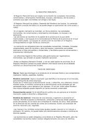 9 фраз в 2 тематиках. El Registro Mercantil
