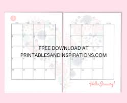 Popular 2021 calendar template pages. 2021 Two Page Monthly Calendar Template Free Printable Printables And Inspirations Free Printable Monthly Planner Templates Printable Free Monthly Planner Template
