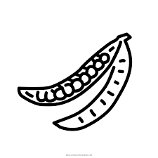 Sugar snap peas coloring page that you can customize and print for kids. Peas Coloring Page Ultra Coloring Pages