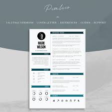 Download them for free in ai or eps format. Modern Cv Template Modern Cv Design Free Cover Letter Etsy