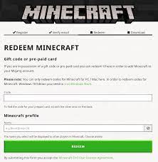 Get latest pubg mobile redeem code for may 2021 which includes. How To Redeem Minecraft Mojang Customer Support