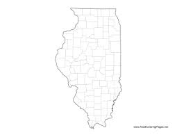 Usa printables state of illinois coloring pages illinois. Illinois Coloring Page