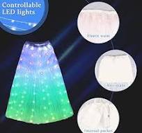 Amazon.com: Hvxrjkn Light Up Skirt for Women, LED Skirt LED ...