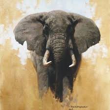 David Shepherd The First Artist To Have An Impact On Me Thanks To My Mother Animal Paintings Art Painting Oil Animal Canvas