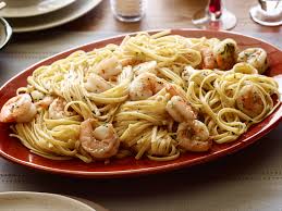 Shrimp Scampi With Linguini Recipe From Tyler Florence Via Food Network Food Network Recipes Scampi Recipe Recipes