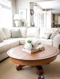 A glass coffee table makes for an elegant, subtle addition to the room, while a coffee table with storage is perfect for creating space for a striking centerpiece. Round Coffee Table You Won T Believe The Before 100 Things 2 Do