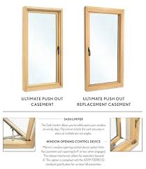 These only require that you push out, or pull in, but that does not mean they lack a mechanism. Routine Care Maintenance Tips Marvin Ultimate Pushout Casement Awning Grand Banks Building Products Knowledge Base