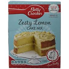 1 boxbetty crocker® supermoist® milk chocolate cake mix. Buy Betty Crocker Zesty Lemon Cake Mix 425g Pack Of 6 Online In Oman B01ms49wjh