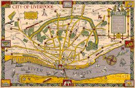 Includes tourist attractions and places to visit, hotels and places to stay 'map' shows a street map of liverpool. G H Parry And A Preston A Map Of Merseyside City Of Liverpool 1934 Digital Art By Vintage Map