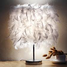 Check spelling or type a new query. Buy Feather Table Lamp 15x35cm Handmade Feather Lamp Shade Modern Bedside Lamp Desk Small Night Light At Affordable Prices Free Shipping Real Reviews With Photos Joom